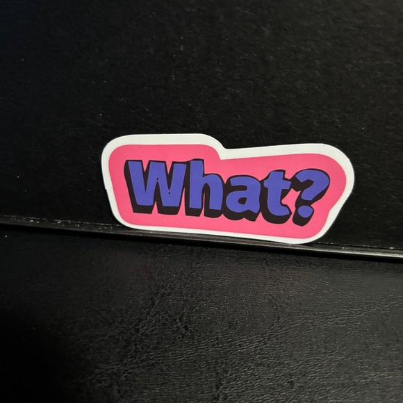 WHAT STICKER - Picture 1 of 1